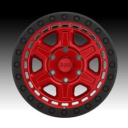 Black Rhino Reno Candy Red Custom Truck Wheels 3